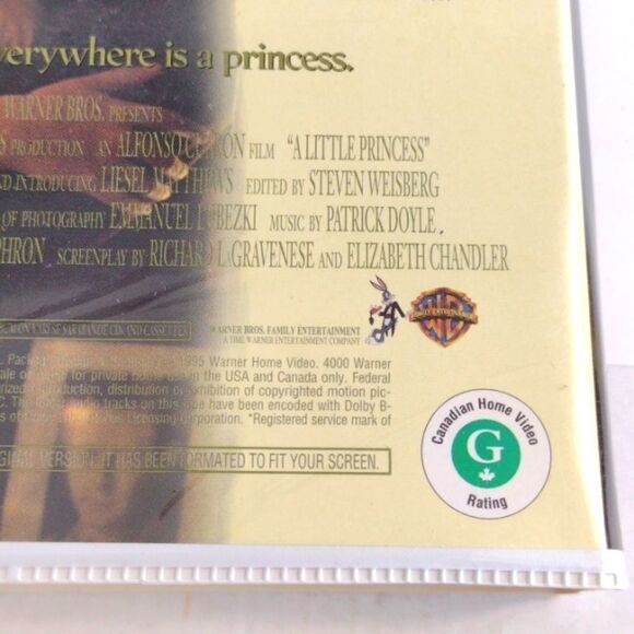 VHS Clamshell‎ A Little Princess Movie - Picture 6 of 6